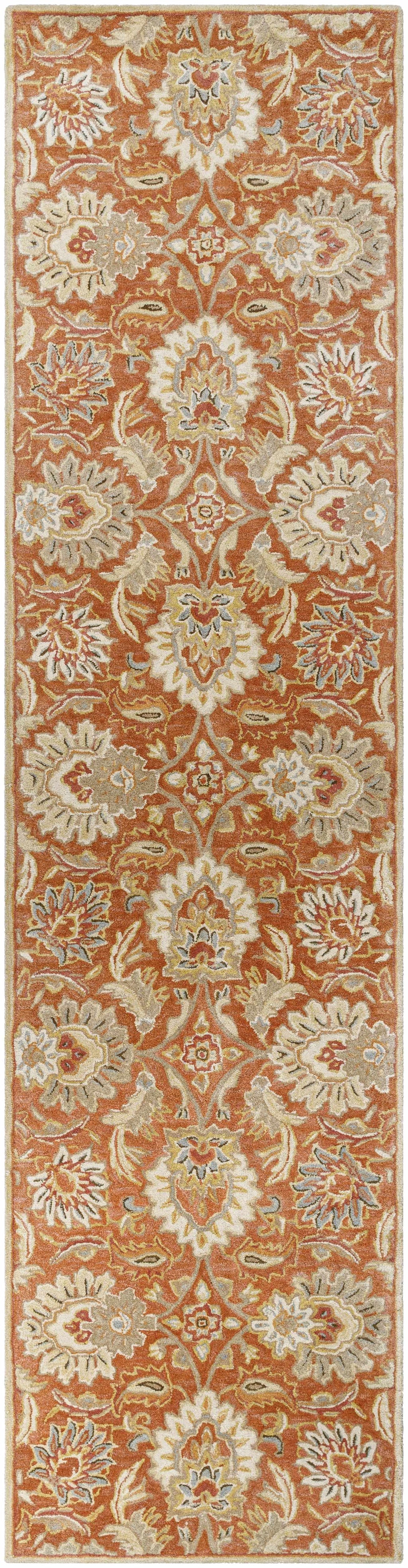 Chesterton Hand Tufted Orange 1112 Area Rug