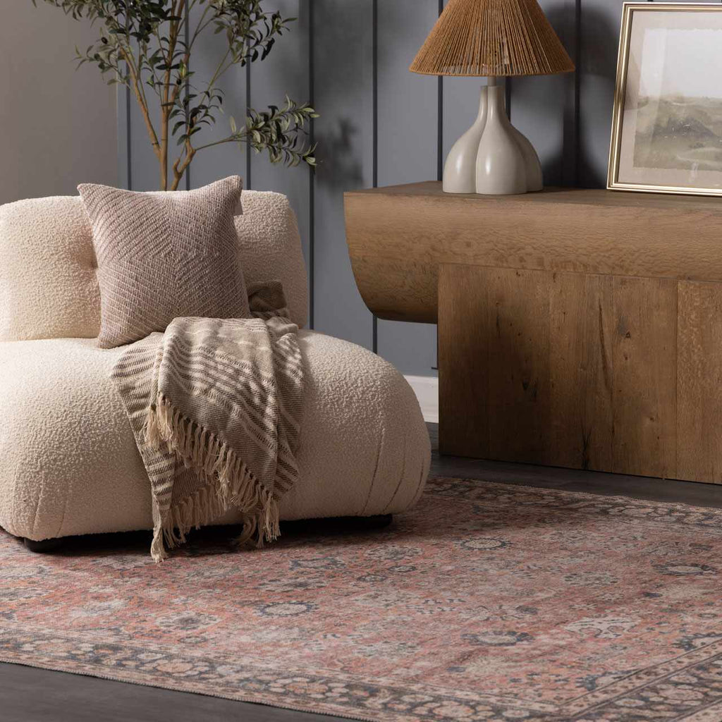 Ganyangan Red Washable Rug