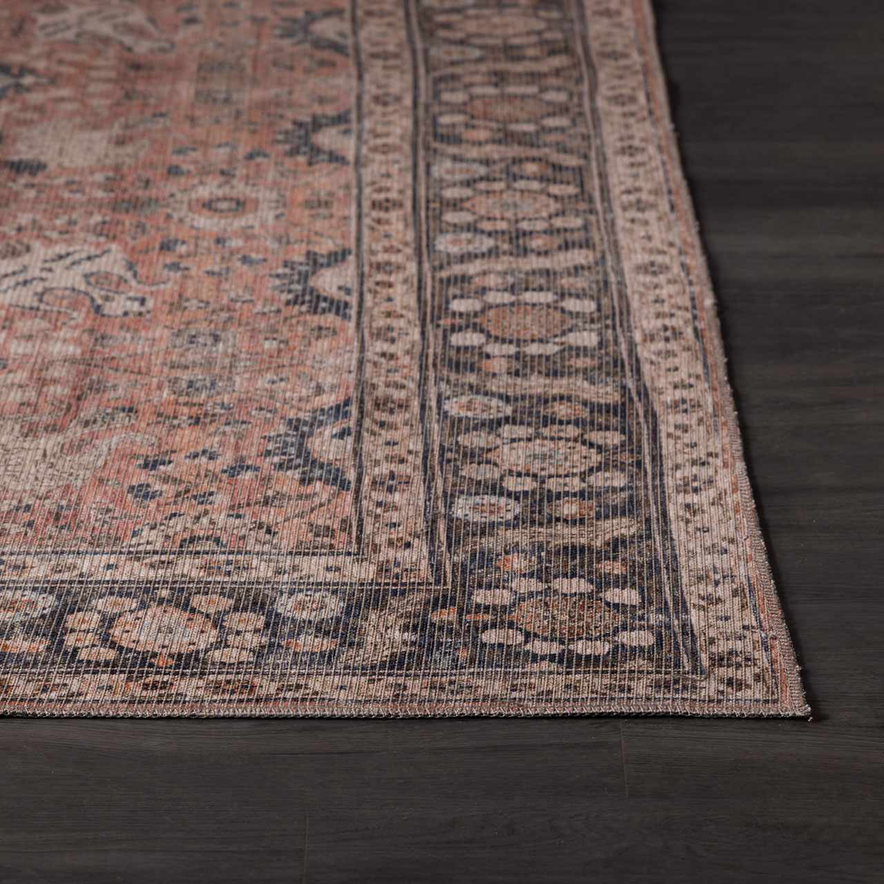 Ganyangan Red Washable Rug