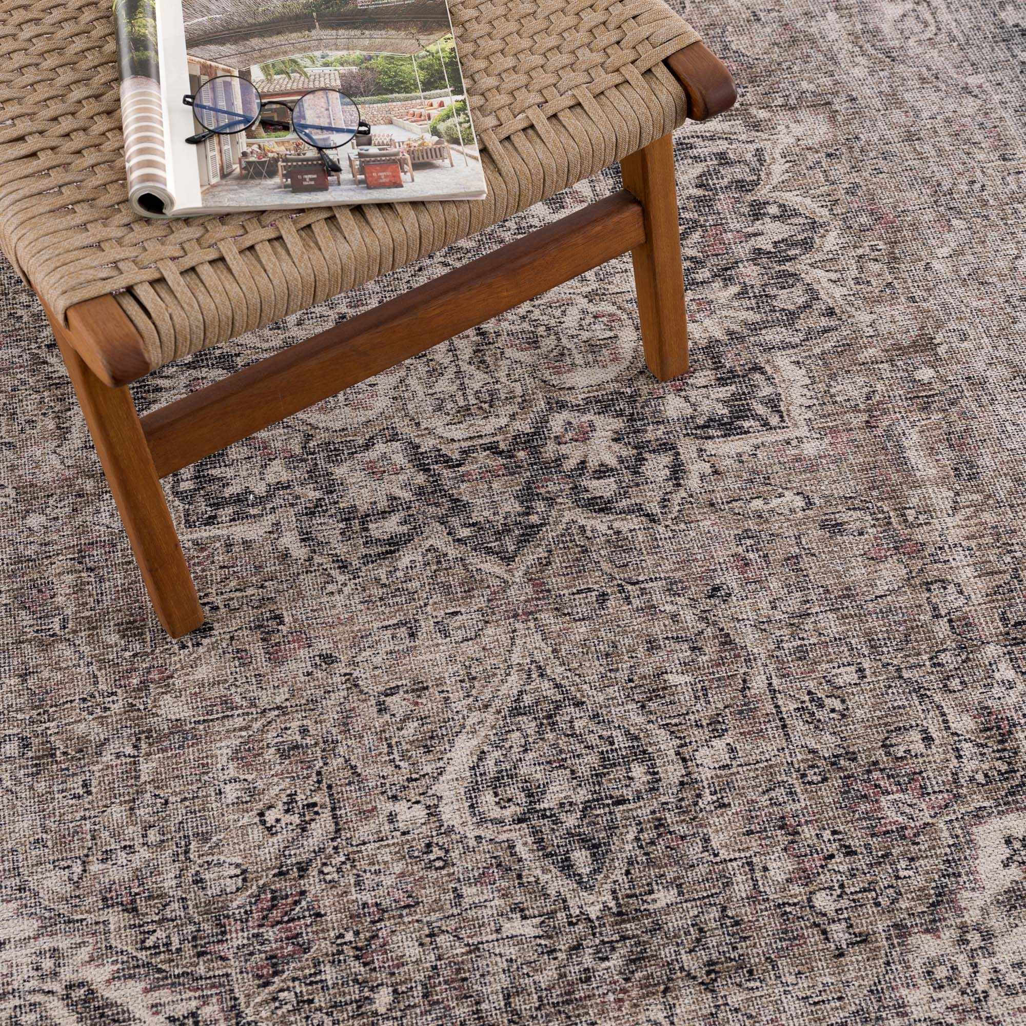 Greenpoint Dusty Blue Washable Rug