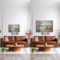 Upgrade Your 12x18 Inches 'Beach Couple Names' Canvas to 16x24 Inches