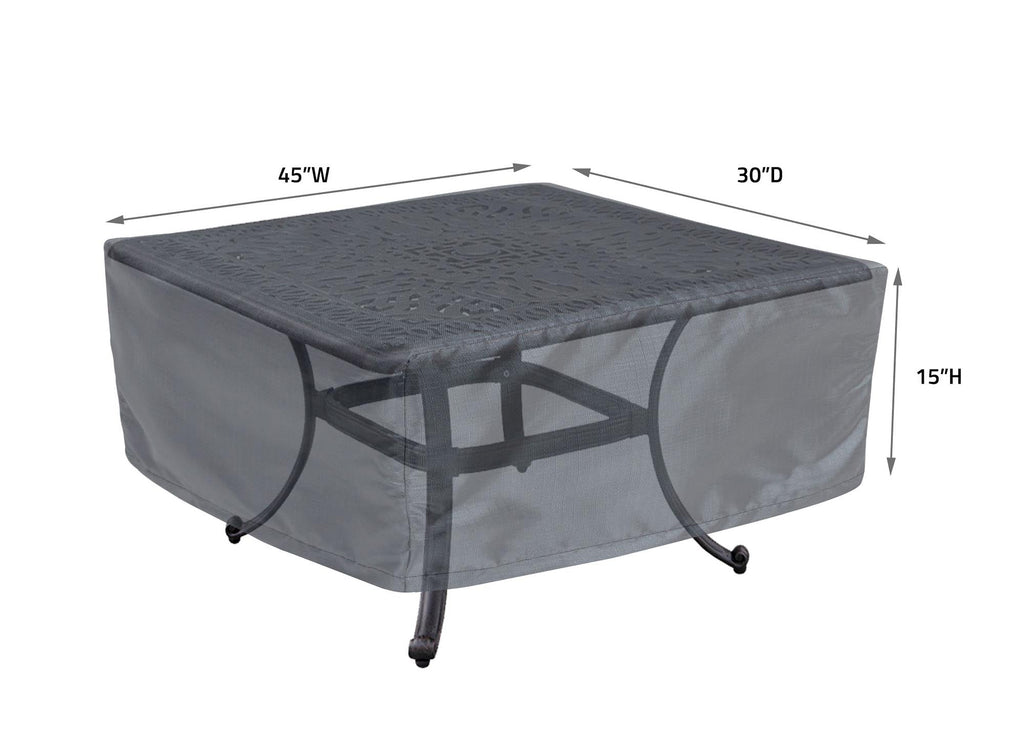 Occasional Table Square/Round 30x45 - 30''Wx45''Dx15''H - Mercury