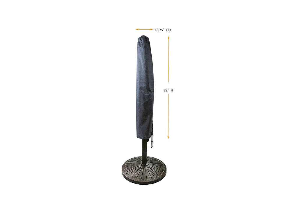 Umbrella 11' Cover - 7"/18.75'' Dia x 72" H - Mercury