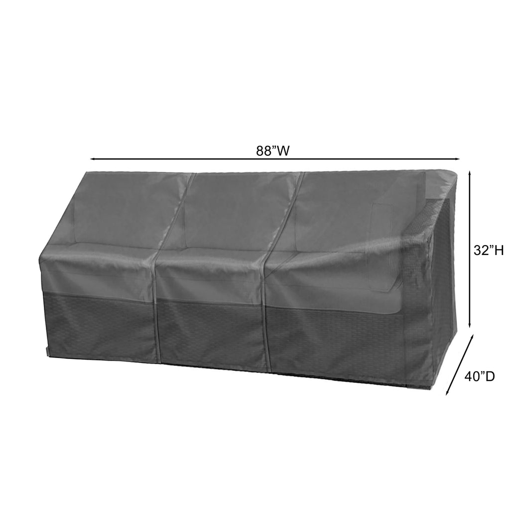 Modular Cover Sofa Right End - 88"Wx40"Dx18"H
- Mercury