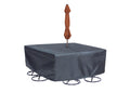 Round/Square Table Chair Cover 72" Velcro - 120''Wx120''Dx36''H - Mercury