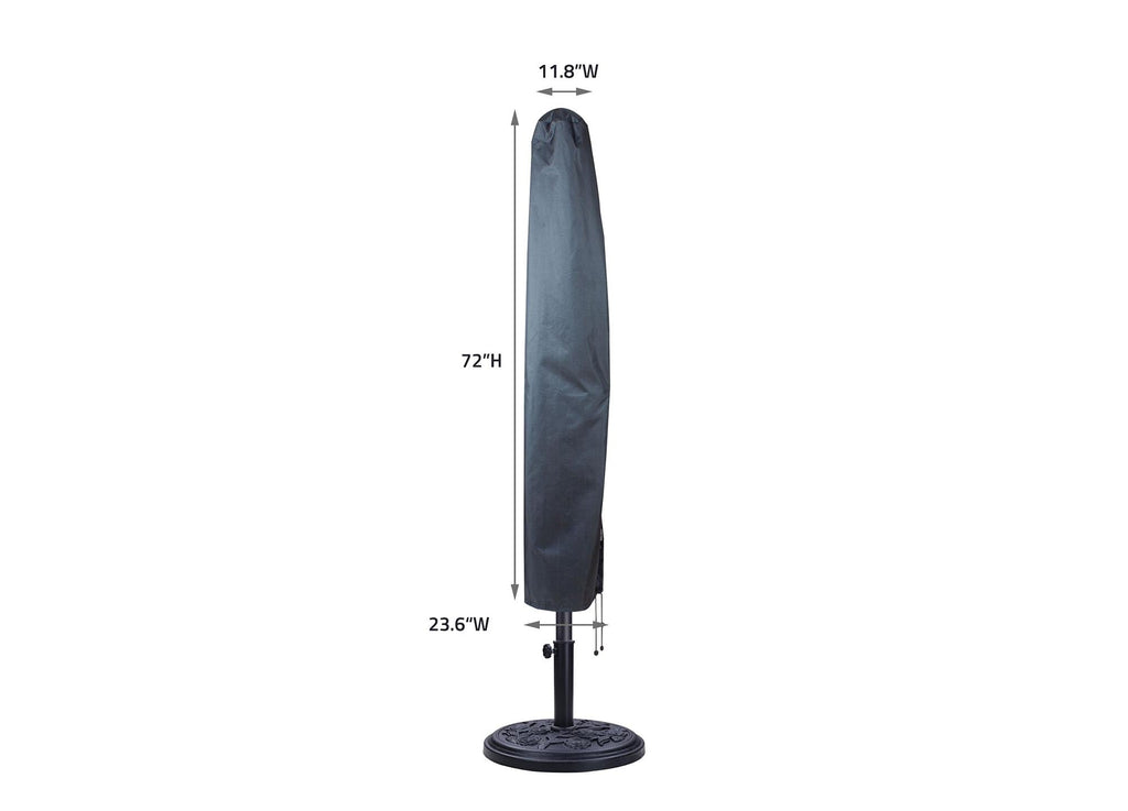 Umbrella Cover X-Large Market - 11.81''/15.75''Wx72''H - Mercury