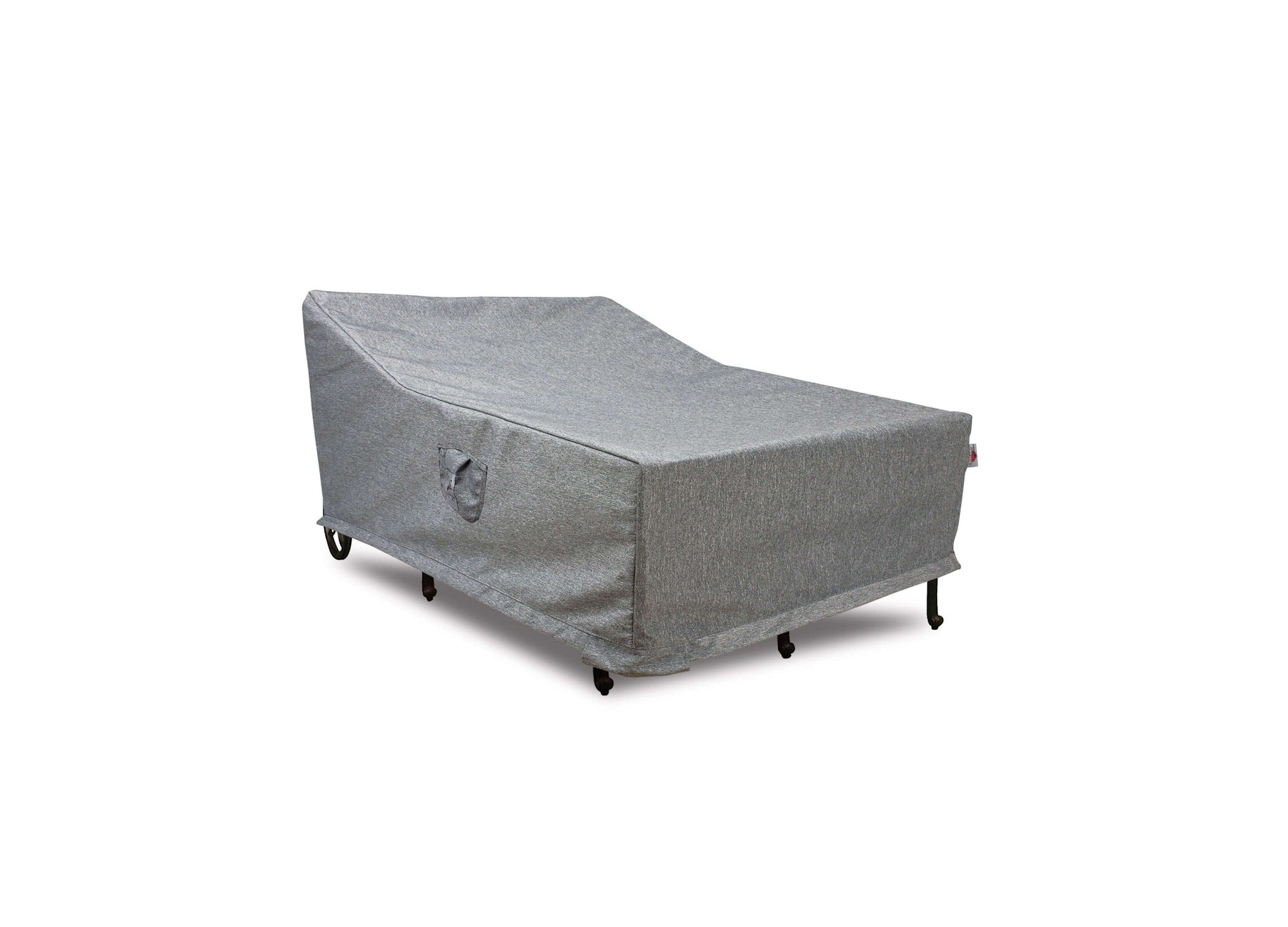 Premium Heavy-Duty Double Chaise Lounge Cover - 3-Layer Water & UV-Resistant, Platinum Series, 73"long x 56"W x 18"/22.5"/37"H