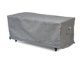 Premium Heavy-Duty Rectangular Fire Table Cover - 3-Layer Water & UV-Resistant, Platinum Series, 53"W x 33"D x 25"H for Outdoor Patio Furniture