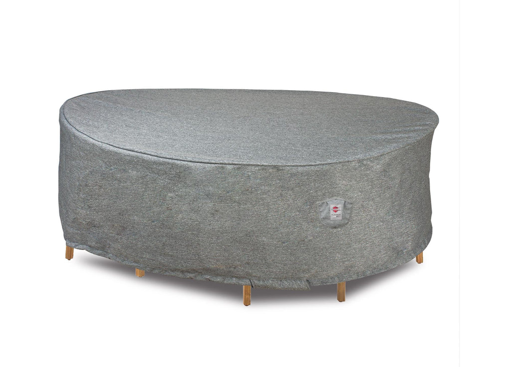 Premium Heavy-Duty Round Dining Set Cover, Platinum Series, 80"Dia x 35"H