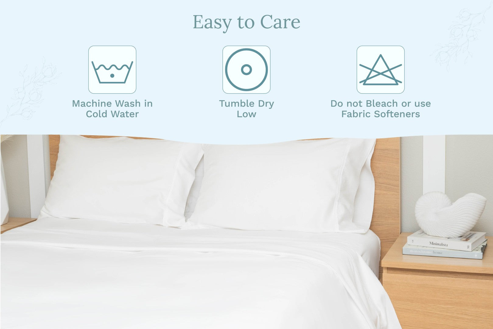 Organic Sateen Bed Sheets Set