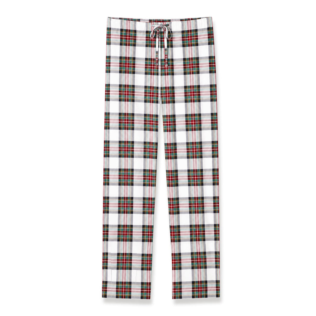 Unisex Holiday Plaid Pajama Pants – Soft Bamboo Lounge