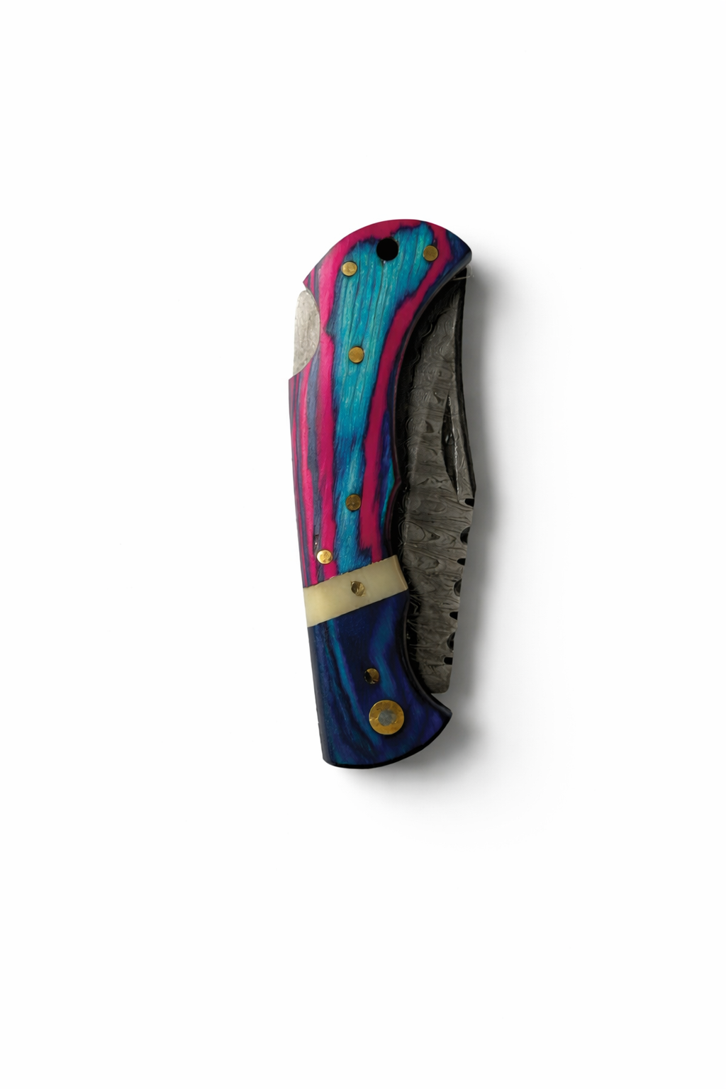 Titan Ranger Damascus Folding Knife - TF-079
