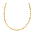14k Yellow Gold Braided Herringbone Chain (3.2mm)