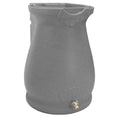 Grey Granite 65 Gallon Plastic Urn Rain Barrel with Planter Top