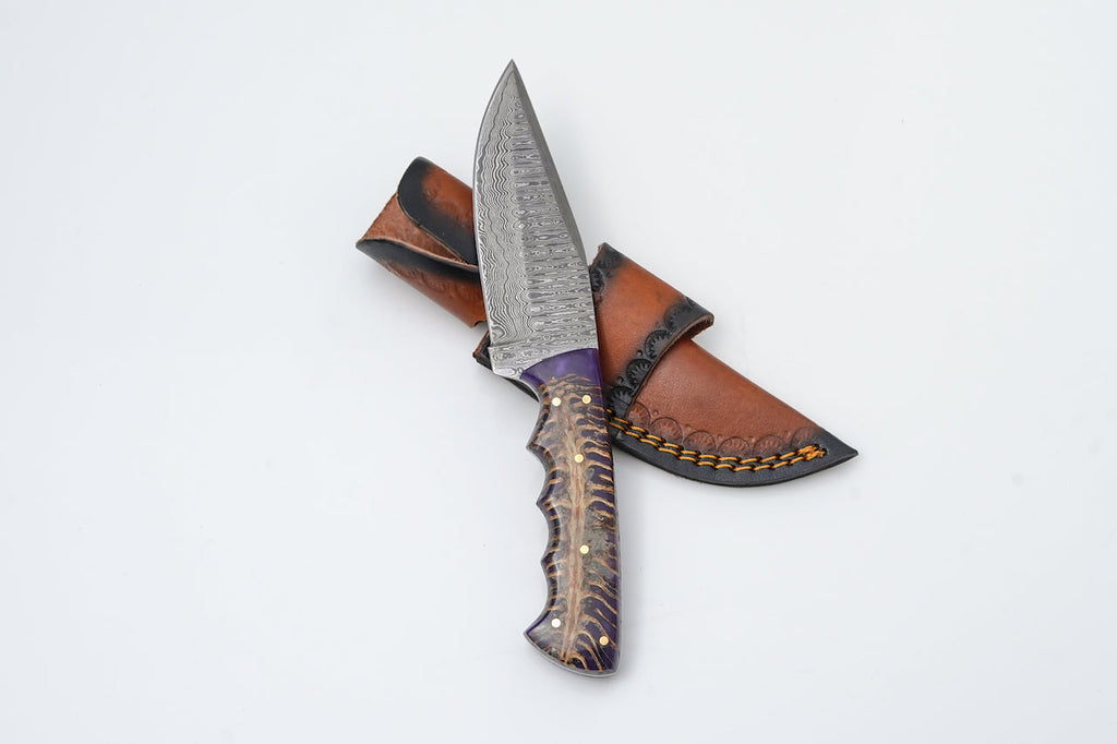 Ironfang – Damascus Hunter Knife - TK-457