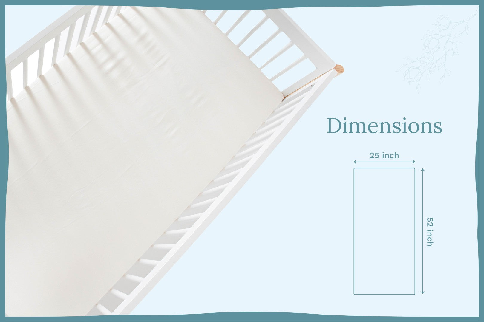 Sateen Baby Crib Sheets