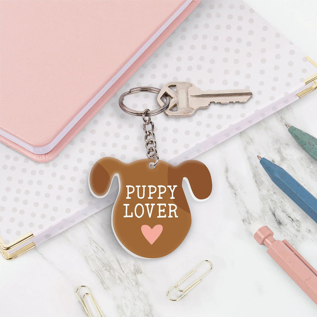 Dog-Themed Acrylic Keychains | 5 Style Options | Rescue Favorite Breed, I Woof You & Puppy Lover