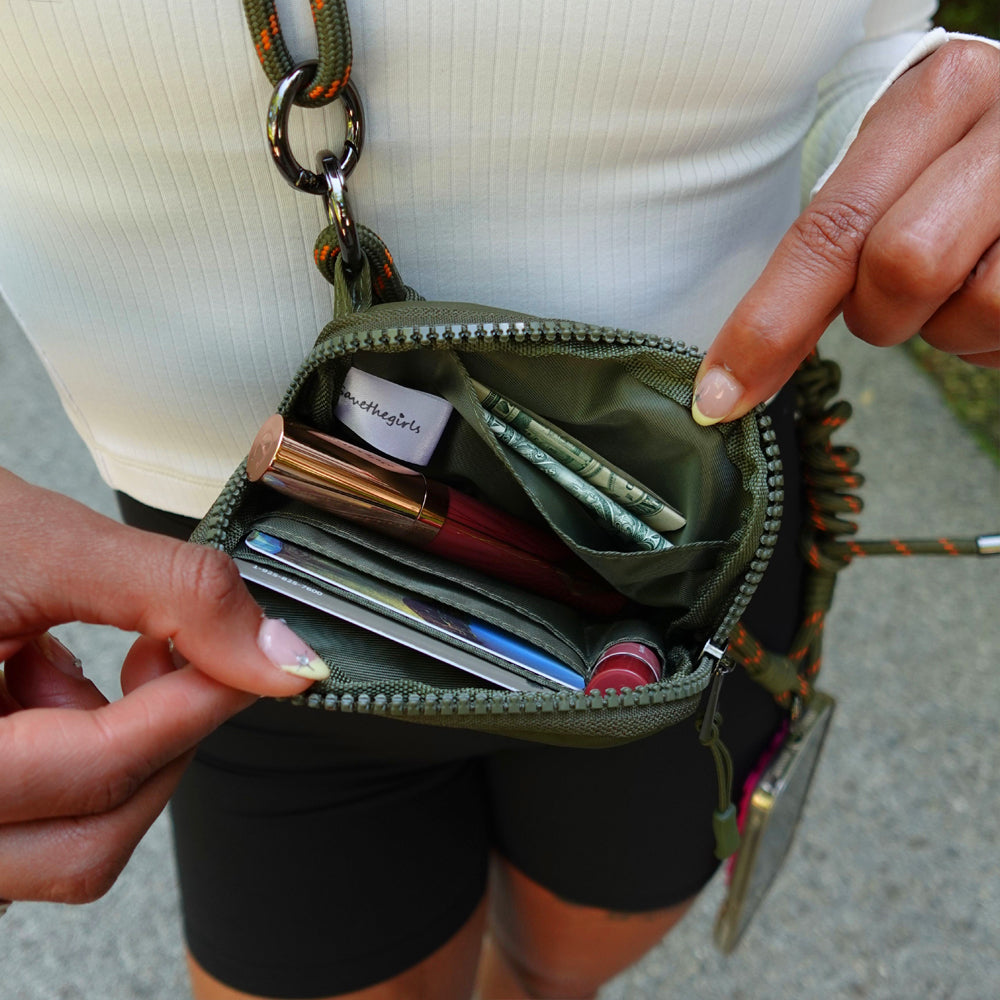 Active Crossbody w/RFID Pouch Twin Rope
