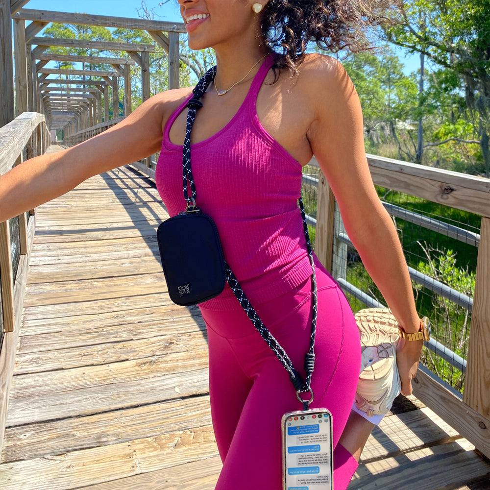 Active Crossbody w/RFID Pouch Twin Rope