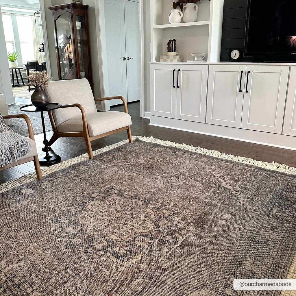 Greenpoint Dusty Blue Washable Rug