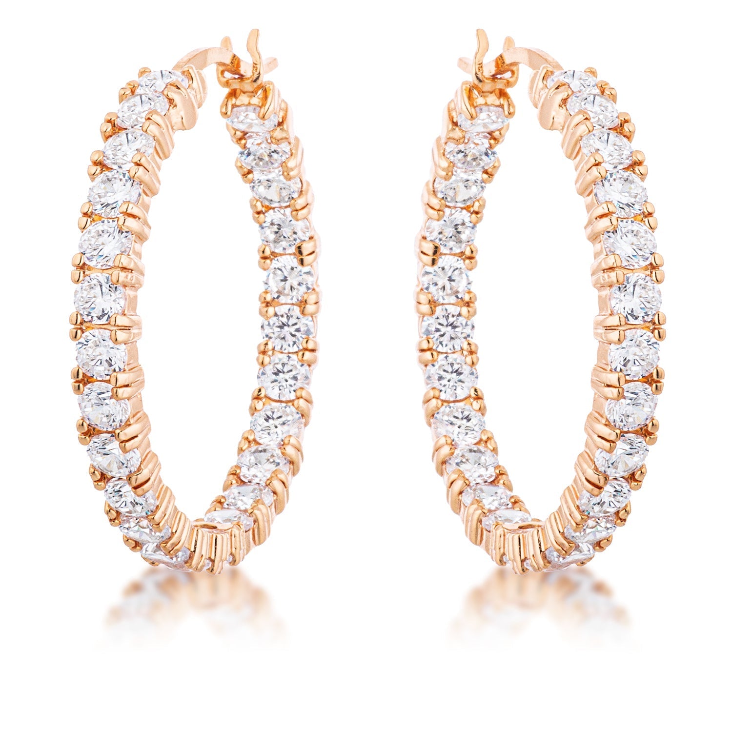 CZ Hoop Earrings