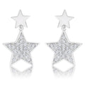 Bianca 0.5ct CZ Star Drop Earrings