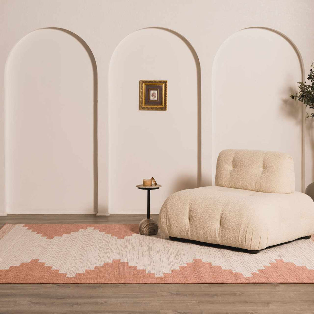 Djugun Peach Fuzz Indoor & Outdoor Area Rug