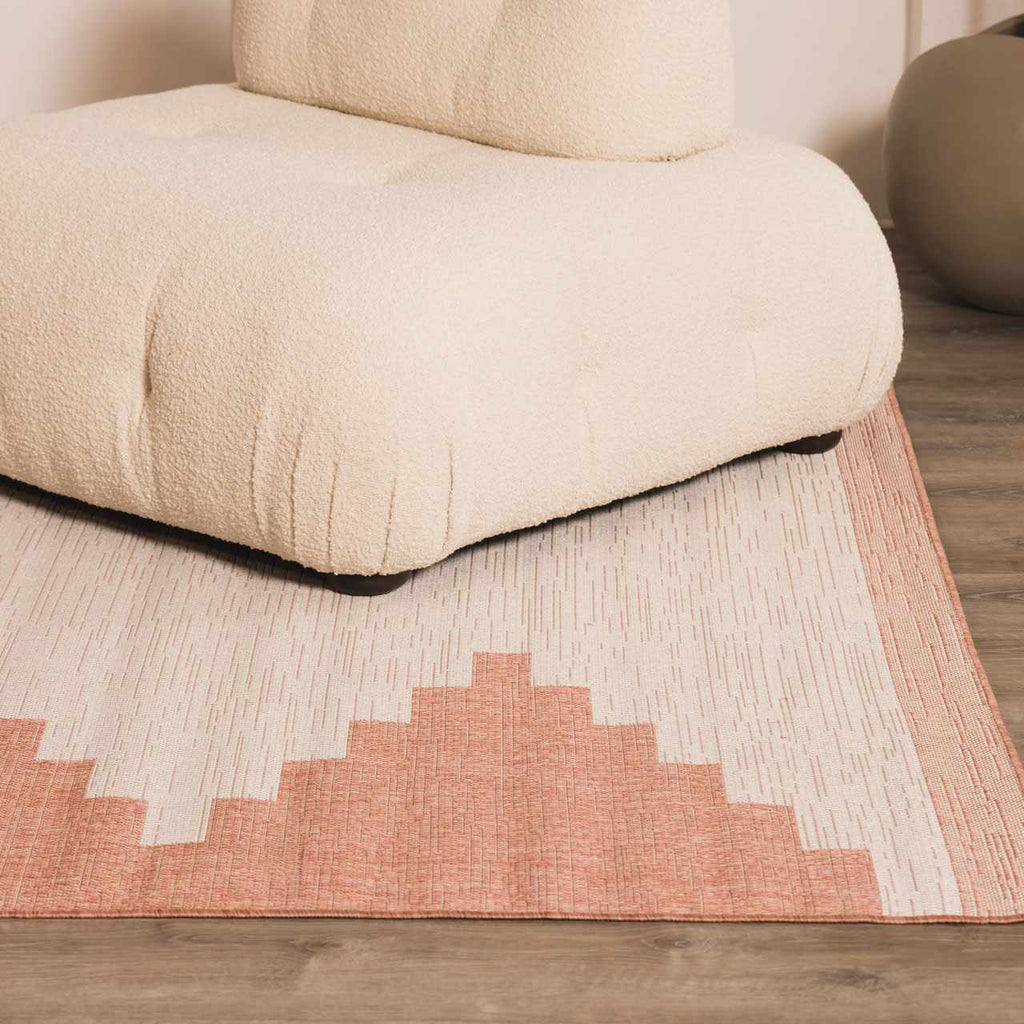 Djugun Peach Fuzz Indoor & Outdoor Area Rug