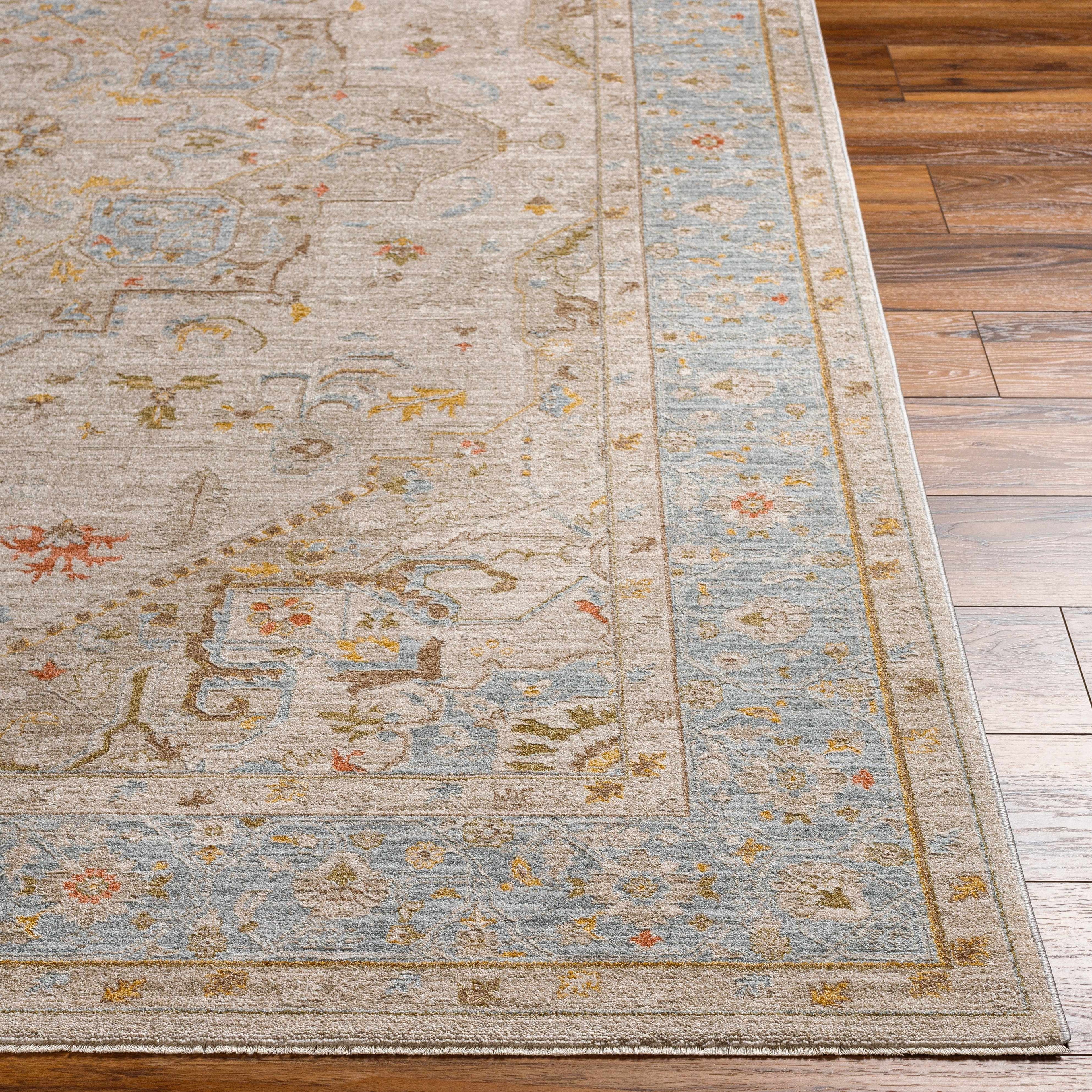 Ehan Cream Thick Luxe Oushak Rug