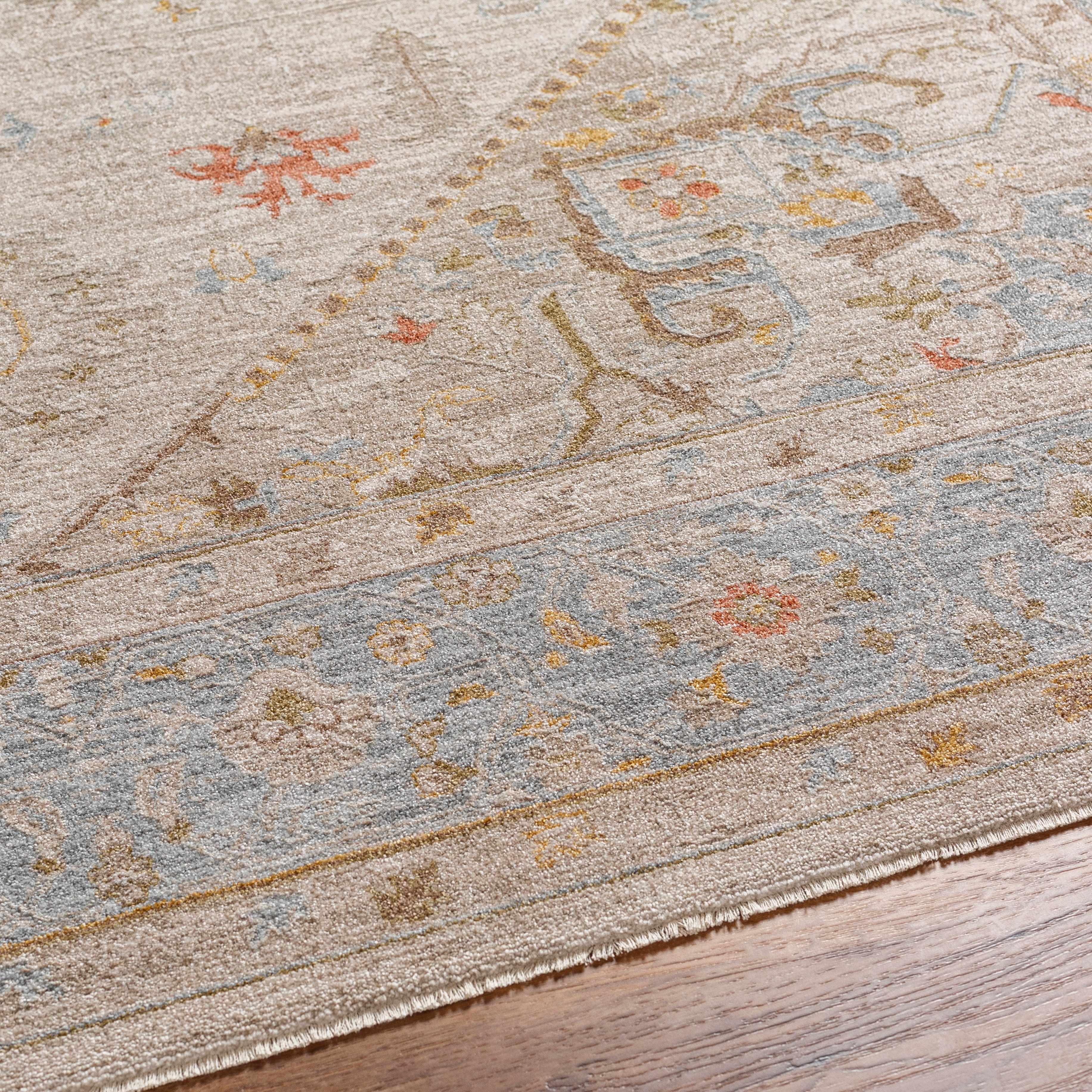 Ehan Cream Thick Luxe Oushak Rug