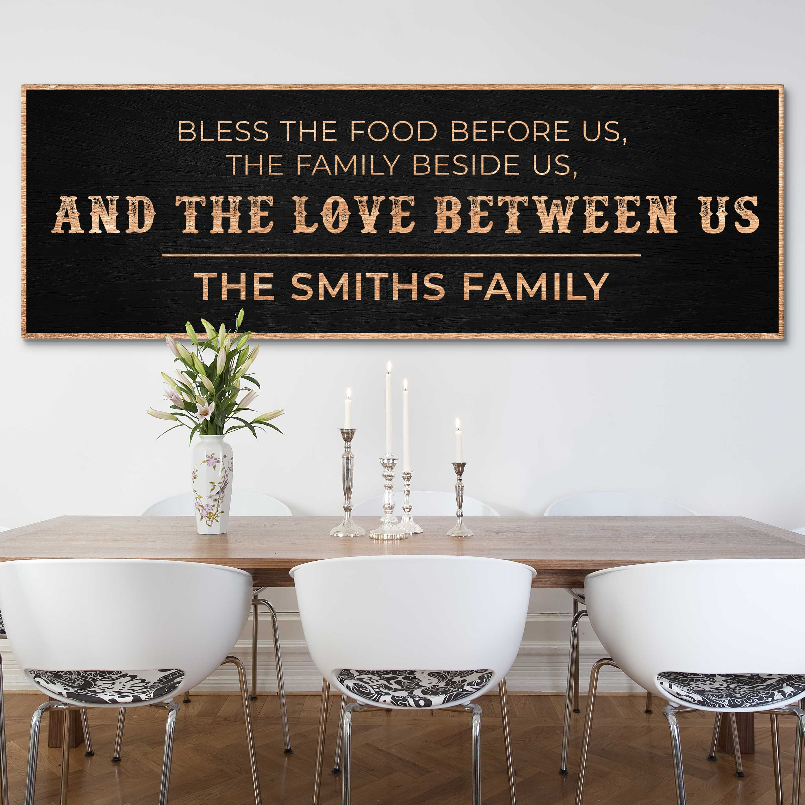 Family Blessing: Bless the Food Sign