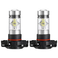 2PCS 1100LM 100W 5202 H16 LED Fog DRL Light Bulb IP68 Waterproof 20 2835 LEDs 360° Beam Angle 6000K White