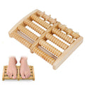 Dual Wooden Foot Roller - Stress Relief & Acupressure Massage for Foot, Leg, and Back