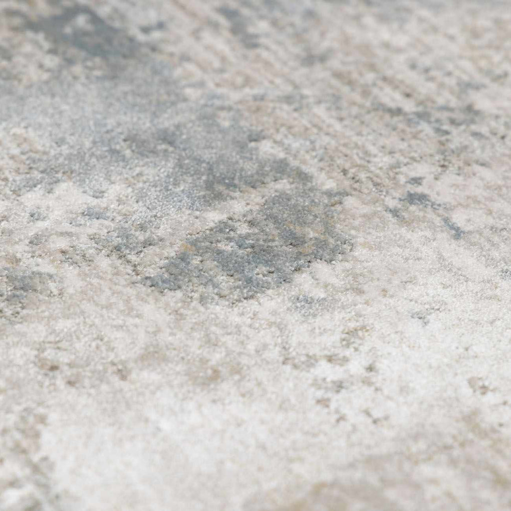Fallin Gray Thick Luxe Abstract Striped Rug