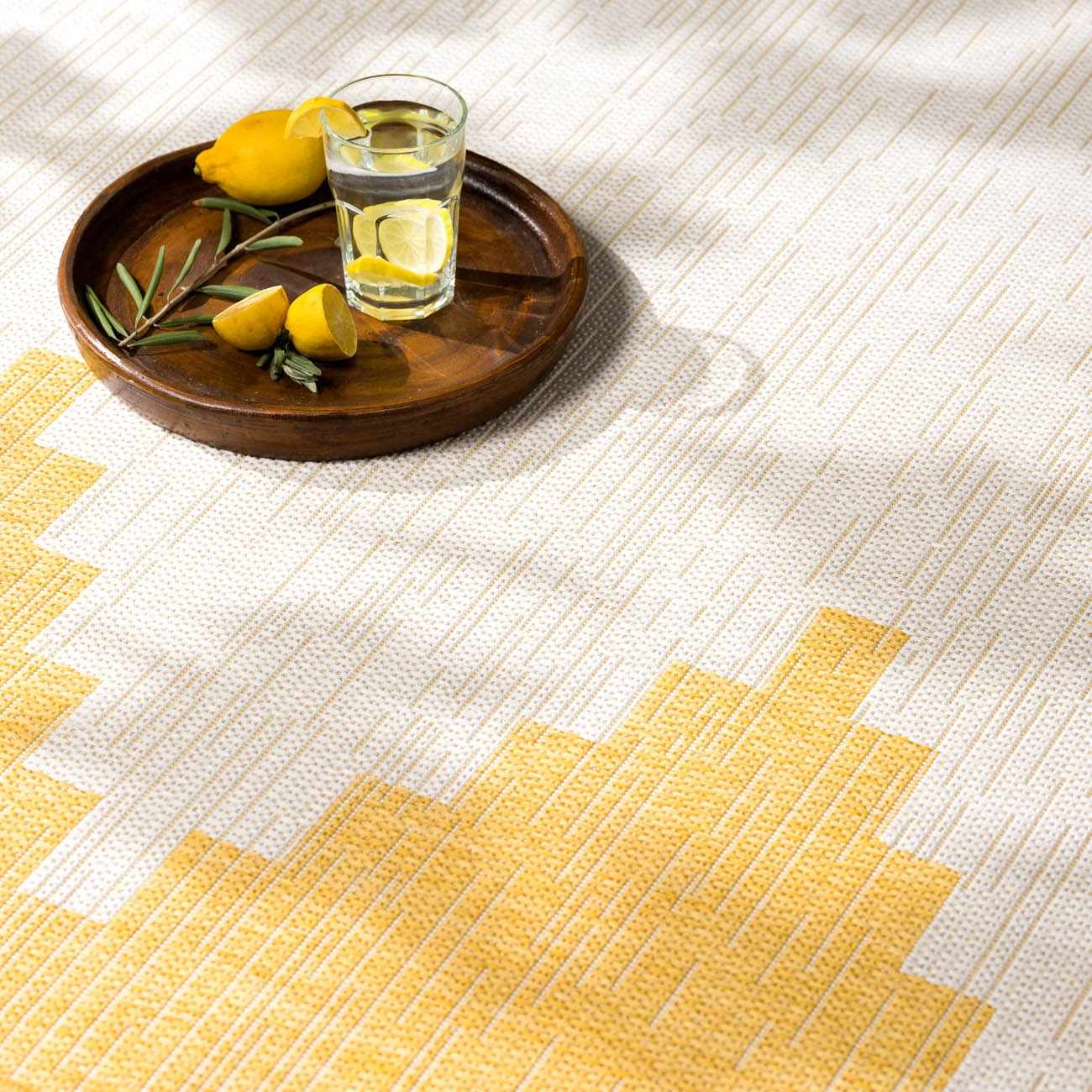 Djugun Yellow Outdoor Rug - Clearance