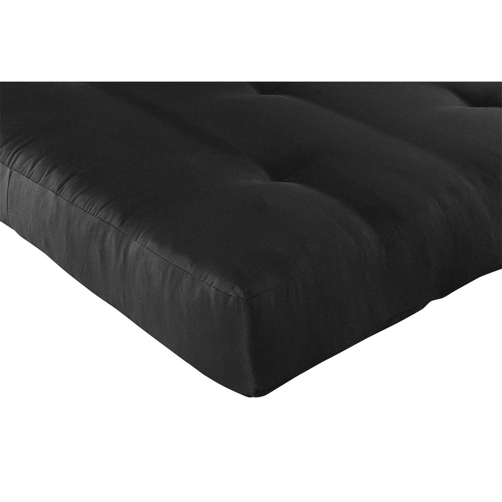 Full size 6-inch Thick Futon Mattress in Black