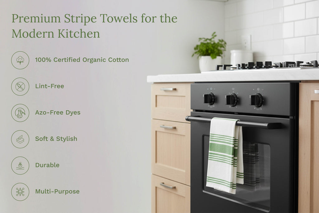 Striped Kitchen Towels