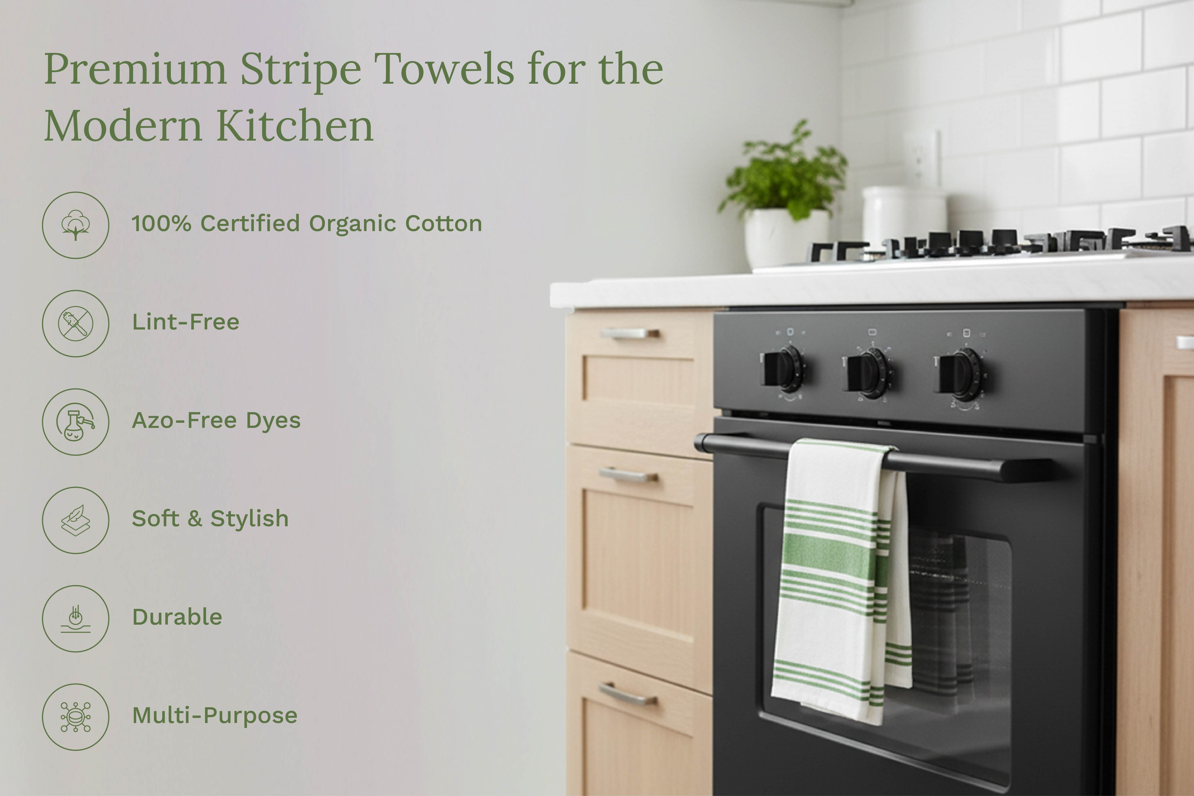 Striped Kitchen Towels