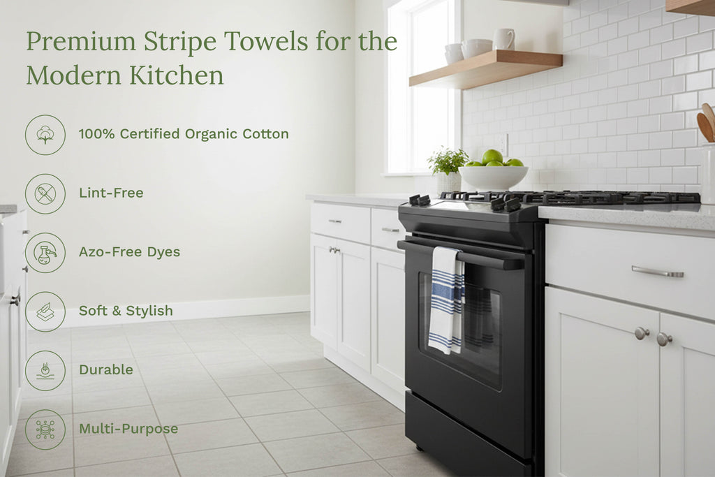 Striped Kitchen Towels