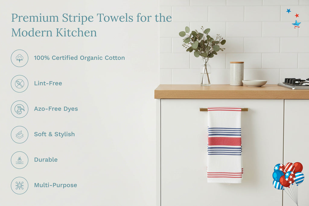 Striped Kitchen Towels