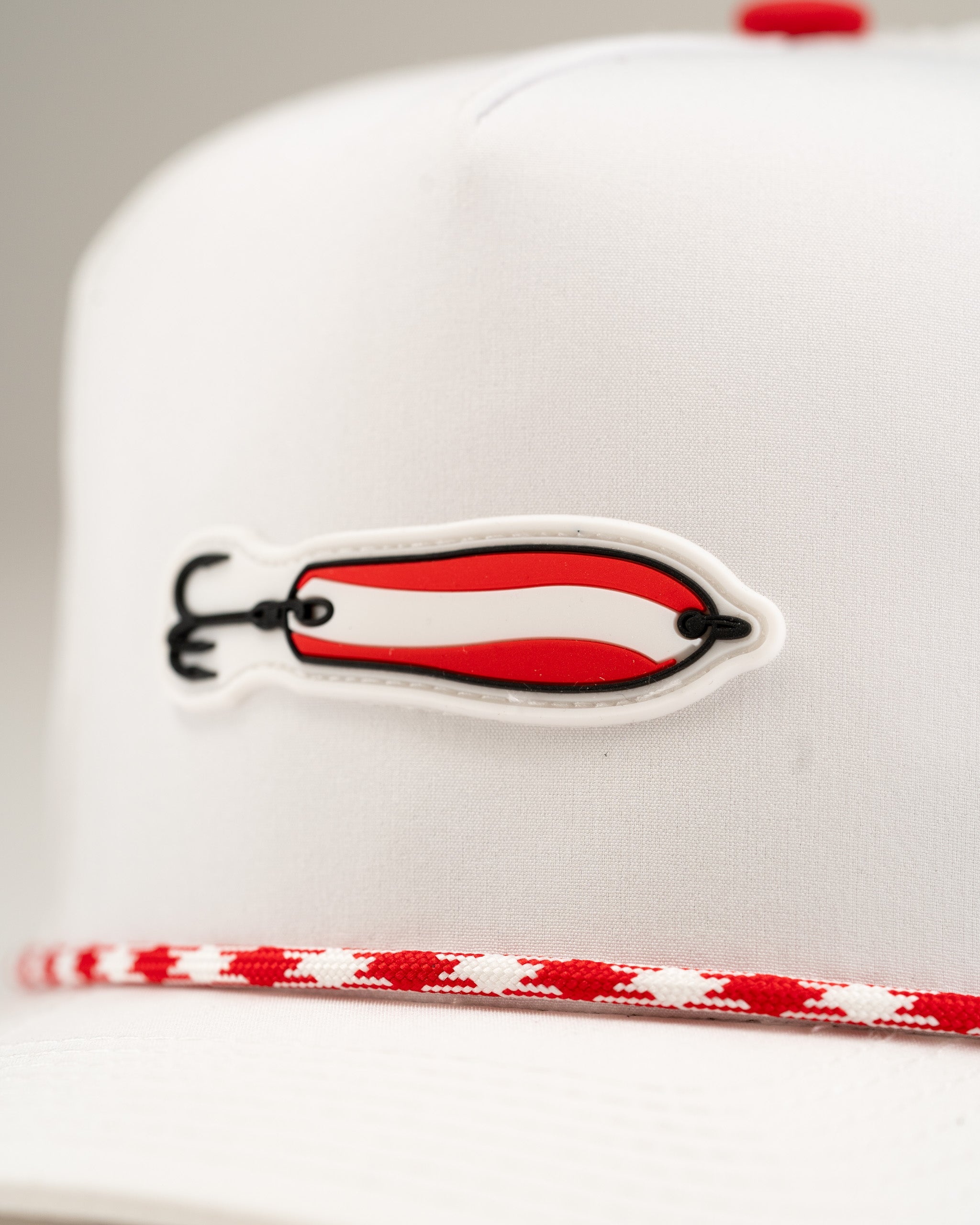 Dare Devil Spoon White - Perforated Rope Hat