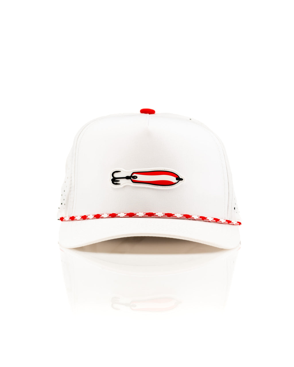 Dare Devil Spoon White - Perforated Rope Hat