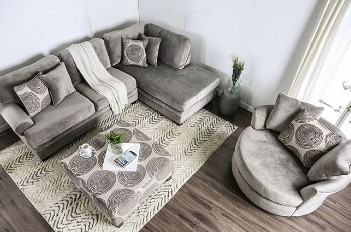 Groovy - Smoky Grey - 2pc Sectional Collection