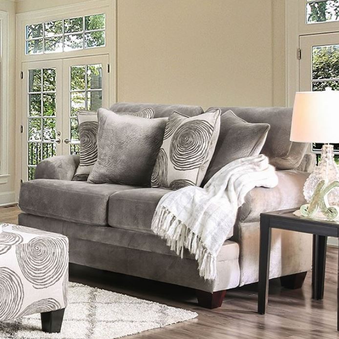 Groovy - Smoky Grey - 2pc Sofa & Love seat Collection