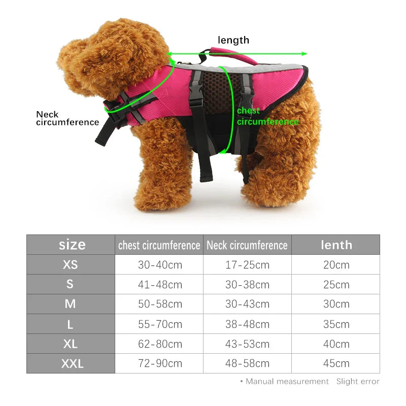 Pet Life Vest Jacket Comfortable Dog Swimsuit
