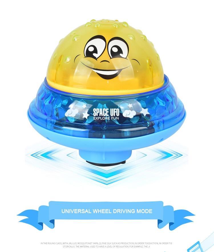 Cool Bath Toys Spray Water Light Rotate with Shower Pool , Toddler Swimming Party Bathroom LED Light With Music for Kids