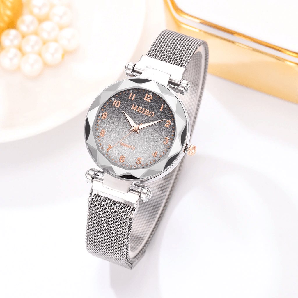 Women Magnet Buckle Gradient Color Watches Luxury Ladies Fashion Female Wristwatches For Gift Clock For Women and Girls