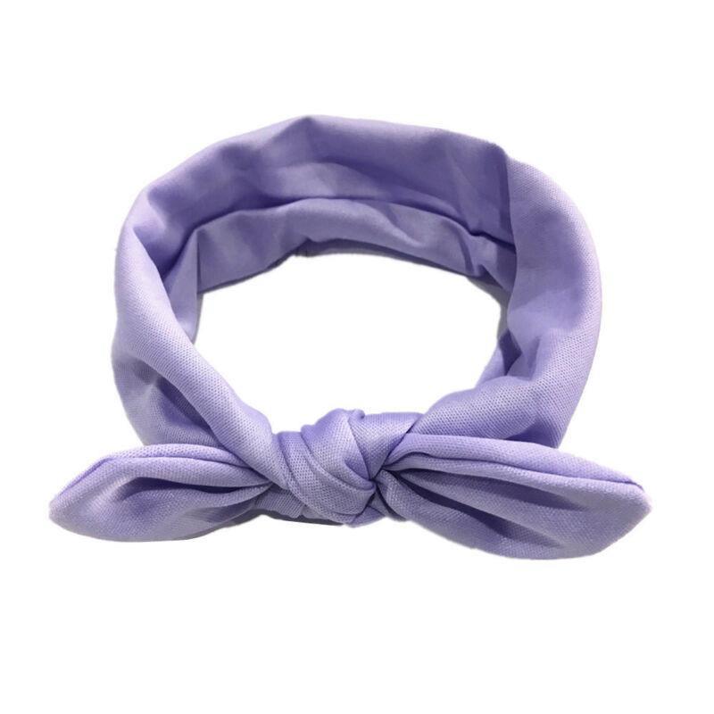 Baby Solid Bowknot Hairband Cute Soft Head Elastic Headband Princess Cute Headband Headwear Hair Accessories For Girls