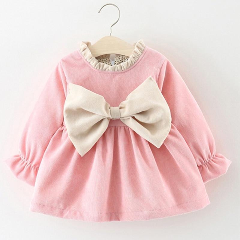 Newborn Baby Girl Cartoon Dress With Bag Infant Clothing Toddler Dress In elegant Design Made for Kids