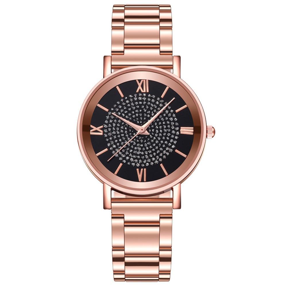 New STEVVEX Women Watches 2020 Trend Luxury Style Diamond Rose Gold Ladies Wrist Watches Magnetic Women Bracelet Watch For Women and Girls